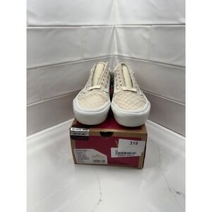 Vans Old Skool Platform Woven Checkerboard Beige‎ Women's Shoes Size 5.5